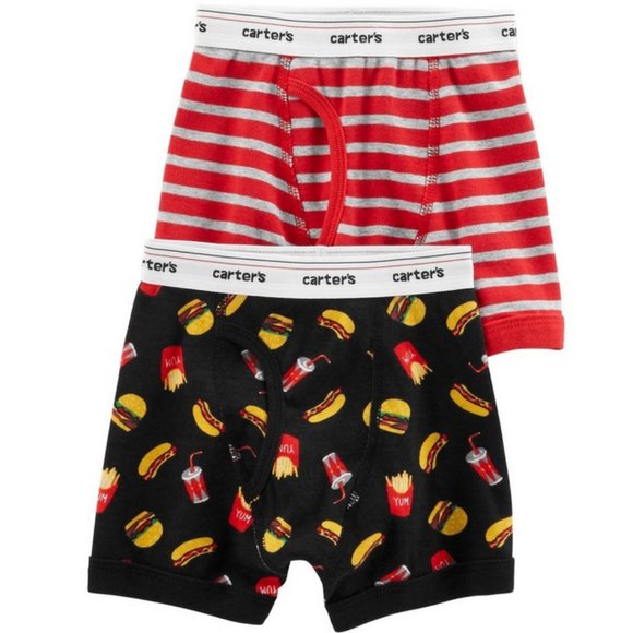 Toddler Boy 2-Pack Cotton Boxer Briefs Size 2/3 - Picture 1 of 1